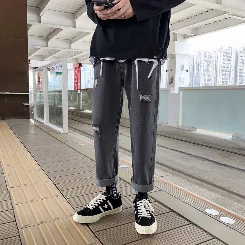 Quần Jeans Dài Ống Đứng Thời Trang Cho Nam S-3Xl | BigBuy360 - bigbuy360.vn