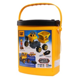 Bộ đồ chơi lắp ráp CAT - Xe ben và công nhân-CAT80901