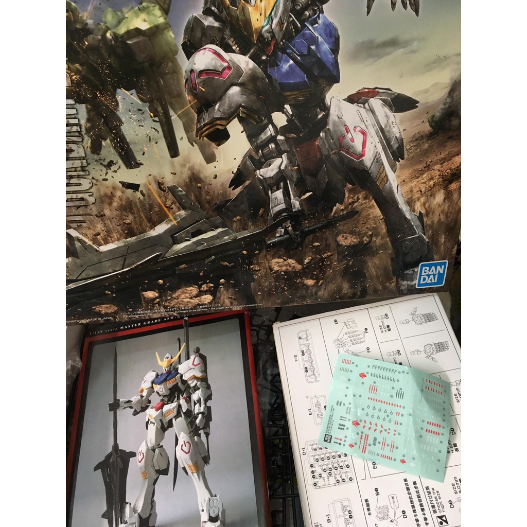 Mô Hình Gundam Bandai Mg Barbatos 1/100 Iron Blooded Orphans 2nd metal frame custom build