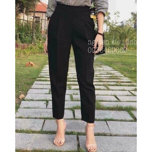 Quần baggy sạn lưng chun siêu co giãn