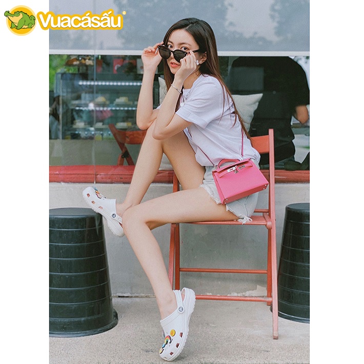 Dép CROCS CLASSIC CLOG Nam Nữ, Siêu Mềm Nhẹ và Êm Ái, chống trơn trượt, đi mưa - Vua Cá Sấu