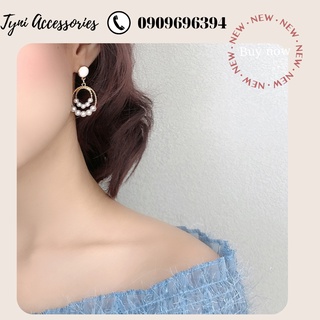 Khuyên tai ngọc - bông tai hàn quốc tyni lisa - phụ kiện bt11 2022