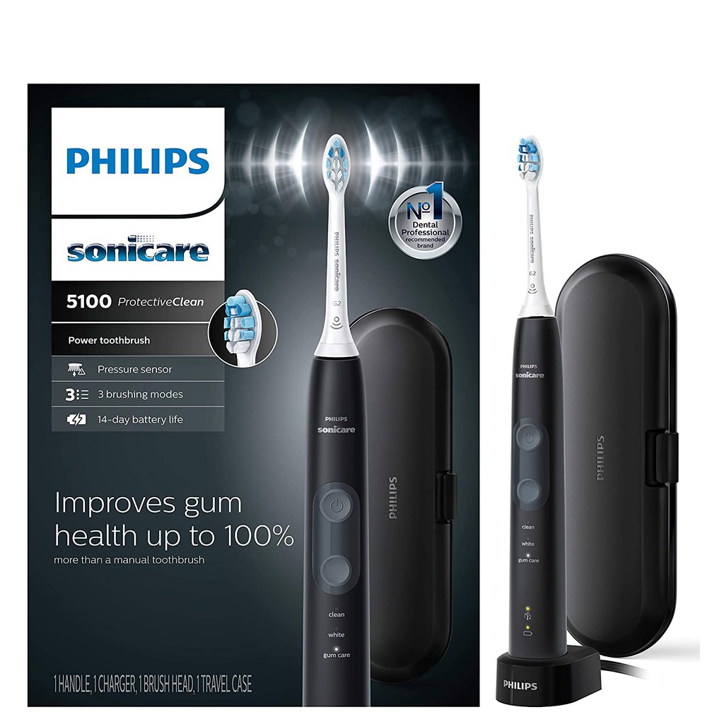 [US] Bàn chải điện Philips Sonicare 1100, 2100, 3100, 4300, 5100, 6100, 7300, 9300