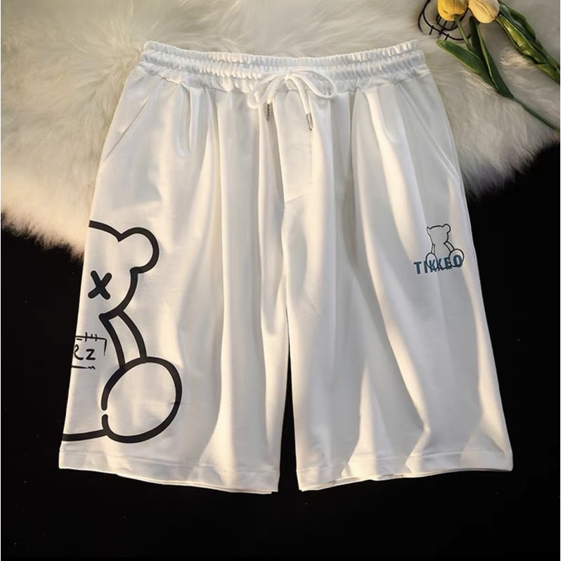 Quần Short Đùi Nam Nữ Ulzzang,Quần Ngố Nam Nữ UNISEX In Hình Phản Quang Chú Gấu ( ảnh thật  + có quà tặng kèm ) | WebRaoVat - webraovat.net.vn