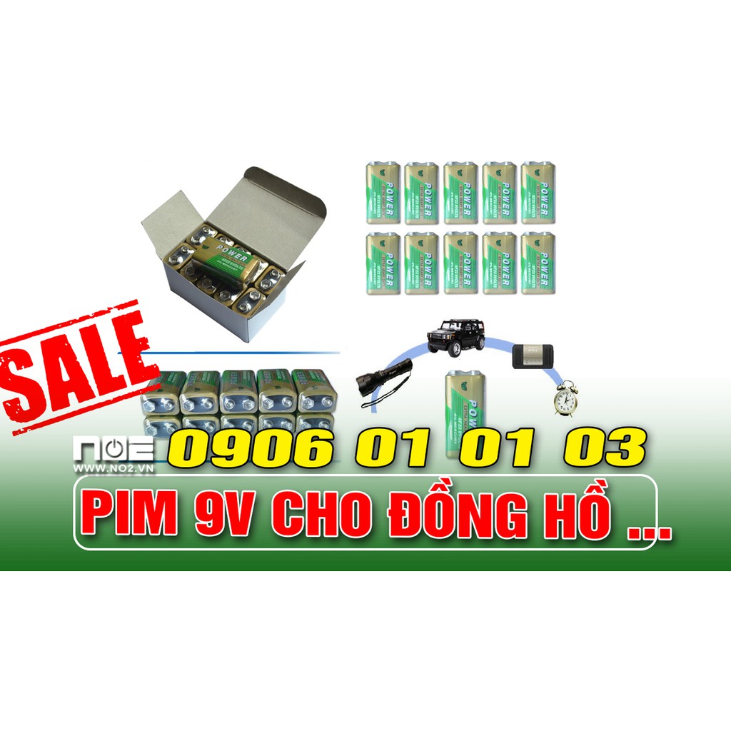 Pin vuông 9v , dung lượng cao, hàng xịn chính hãng