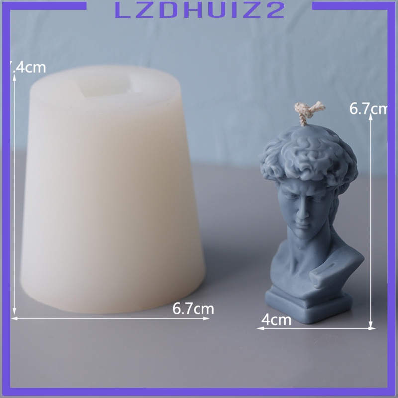 Khuôn silicone làm nến hình tượng David