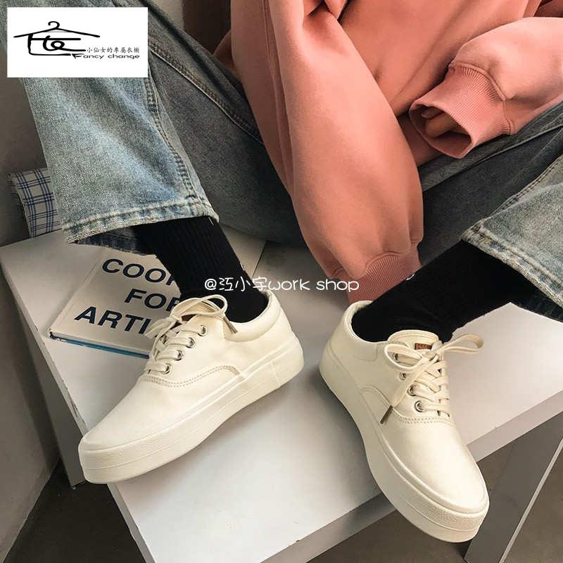 Giày Thể Thao Canvas Phong Cách Hàn Quốc Thời Trang Mới Cho Nữ