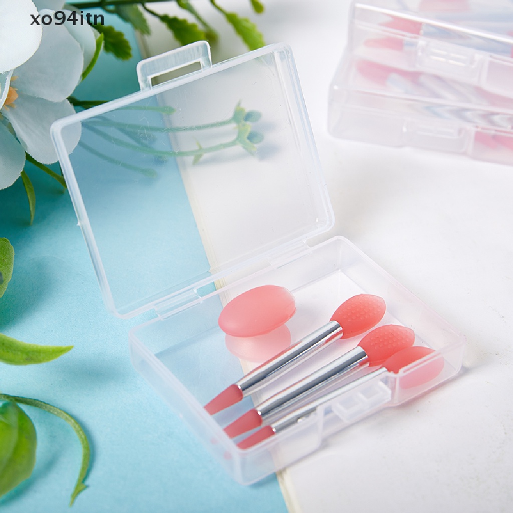 Set 3 Cọ Đắp Mặt Nạ Môi Bằng Silicone Tiện Lợi