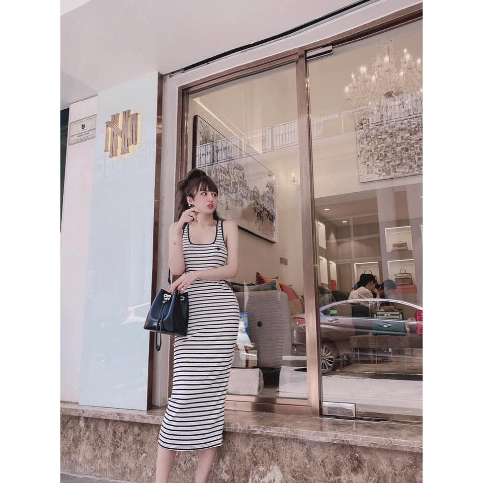 [Mã SKAMA06 giảm 8% tối đa 50K đơn 250K] VÁY 2 DÂY THÊU Oong trên ngực (Kèm ảnh thật,video) | BigBuy360 - bigbuy360.vn