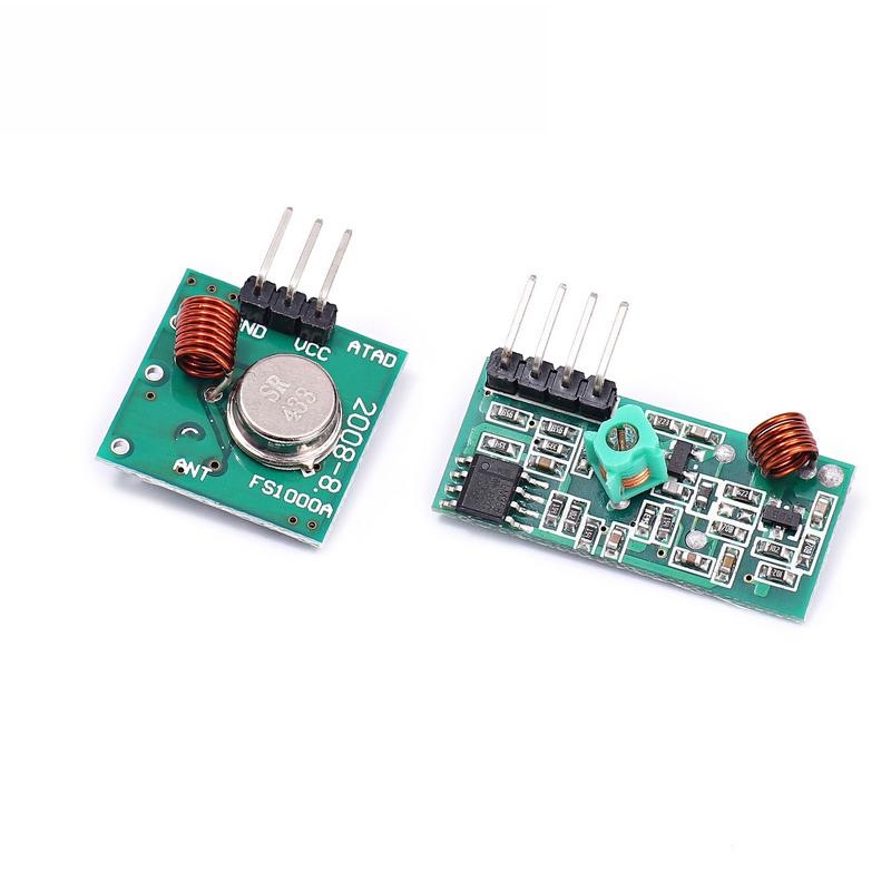 Mô Đun Truyền Nhận Tín Hiệu Không Dây 433MHZ RF 5V DC 433MHZ Cho Arduino Raspberry Pi /ARM/MCU WL Diy