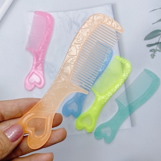 Lược chải tóc mini bỏ túi lược hình tim