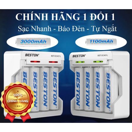 Combo 4 pin AA/AAA hãng BESTON giá siêu tốt, bảo hành 1 tháng | Pin mi