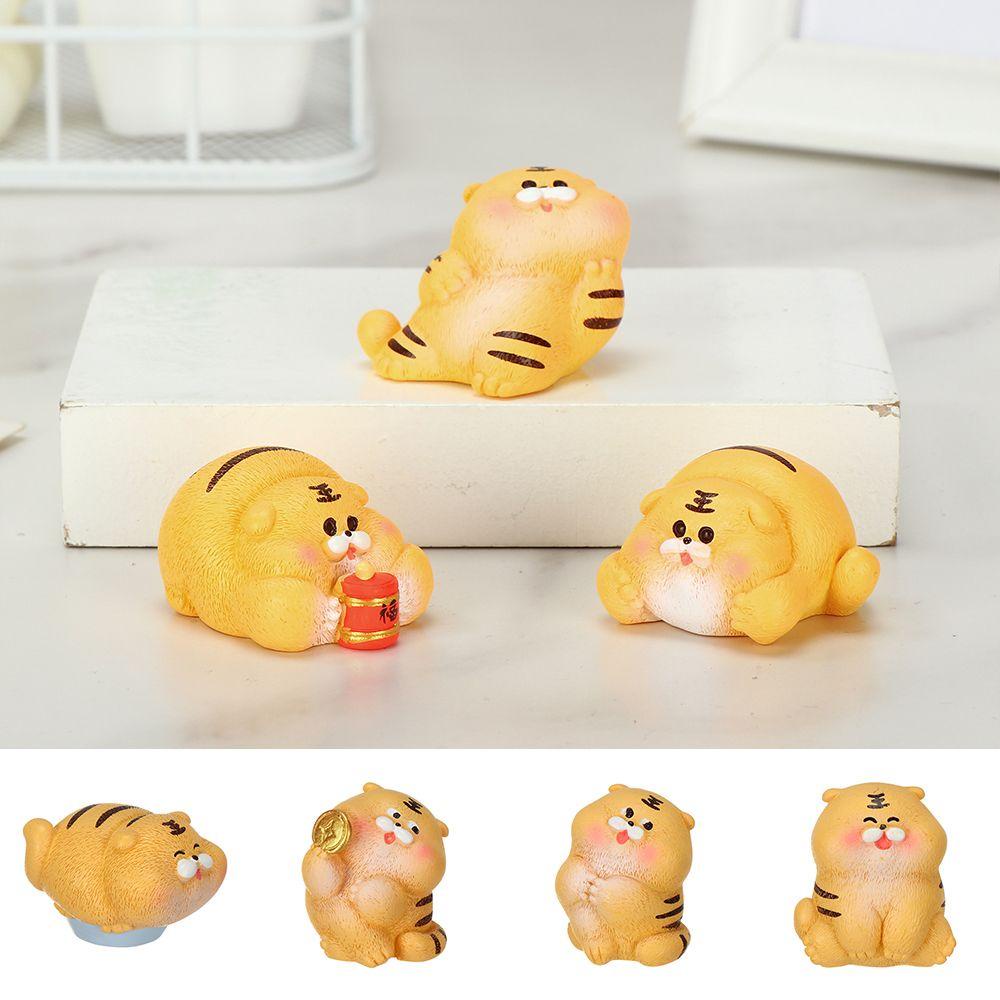 Mô Hình Tượng Hổ Mini Trang Trí Nhà Cửa DIY
