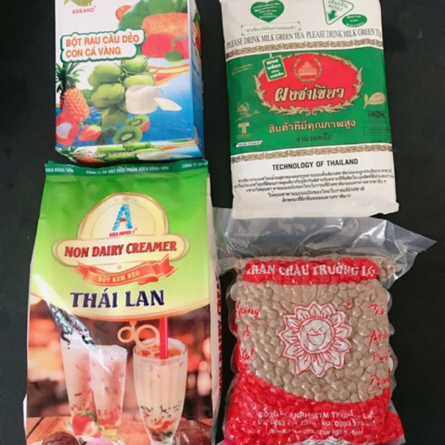 1 sét trà thái lớn có chân châu y hình có bán nửa sét ạ