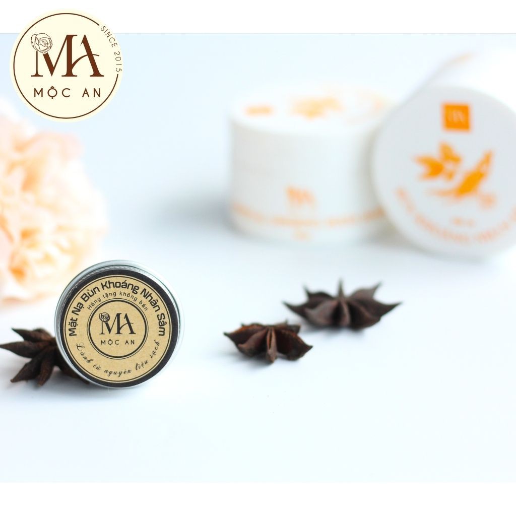 Mặt Nạ Bùn Khoáng Nhân Sâm Mộc An Giúp Da Căng Sáng, Ngăn Lão Hoá 10g - Sample Mini