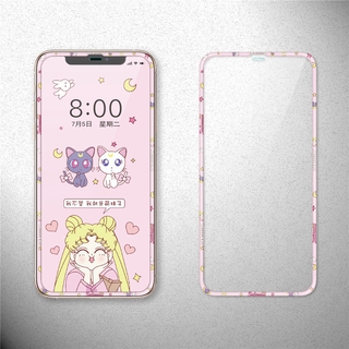 SAILOR MOON Miếng Dán Cường Lực In Hình Thủy Thủ Mặt Trăng 3d Cho Iphone 11 Pro Max 6 7 8 Plus Xs Xr Se2