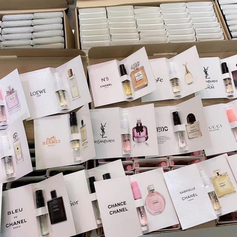 Set 10 nước hoa sample mix ngẫu nhiên nhiều brand