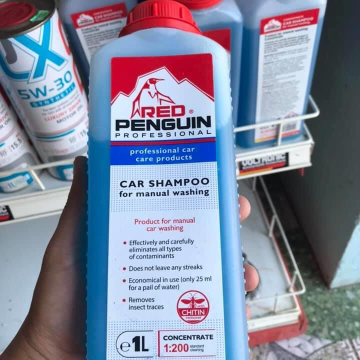 Nước Rửa Xe Xado Xà Bông Rửa Xe Xado Red Penguin Chất Lượng Cao Chai 1L