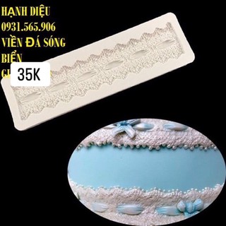 Khuôn Silicone Viền Đá Sóng Biển