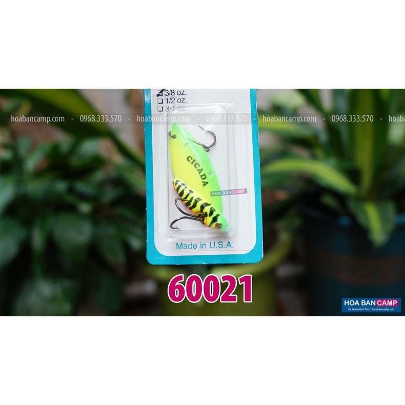 Mồi Lure Cá Sắt Cicada USA 21g