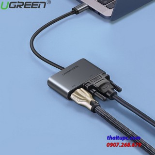 Cáp USB C To HDMI và VGA Ugreen 50505