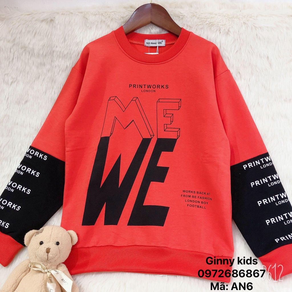 AN6 : Áo nỉ Mewe bé trai