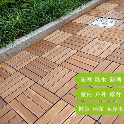 Ban công sàn để cửa hàng ngoài trời ghép Carbon sân vườn sàn lát sân thượng/hiên gỗ LÁT DỨA