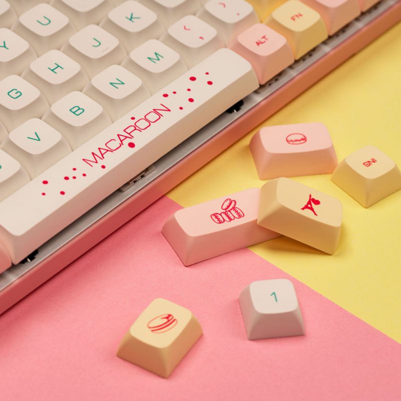 Keycaps XDA MACARON 124 phím dành cho phím cơ