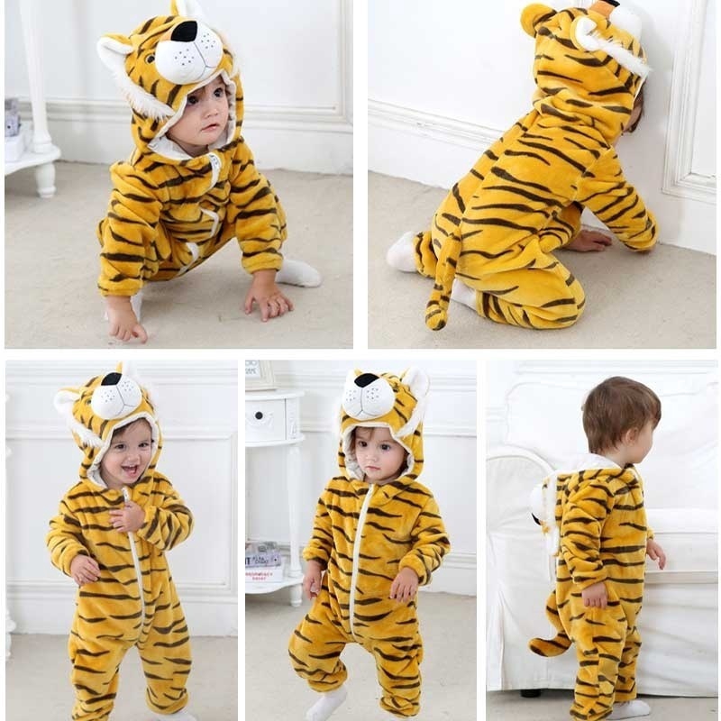 Bộ Đồ Ngủ Liền Thân Cosplay Nhân Vật Hoạt Hình Rm19 Cho Bé