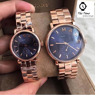Đồng hồ đôi nam nữ Marc Jacobs Baker Rose Gold Watch MBM3332 28mm & MBM3330 36mm. 5ATM. thumbnail