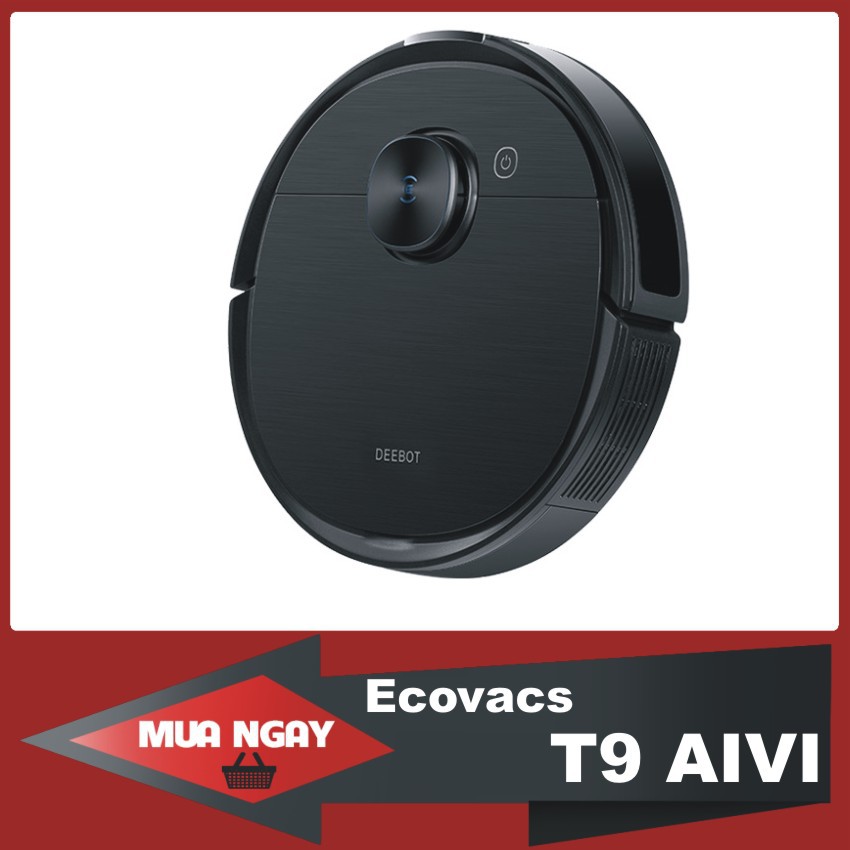 Robot hút bụi lau nhà Ecovacs Deebot T9 AIVI - Lực hút Max 3000Pa - Robot Tỏa Hương Thơm Thông Minh Nhất 2021