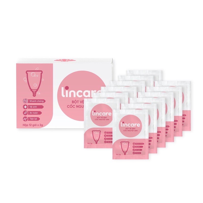 Bột Vệ Sinh Tiệt Trùng Cốc Nguyệt San LINCUP