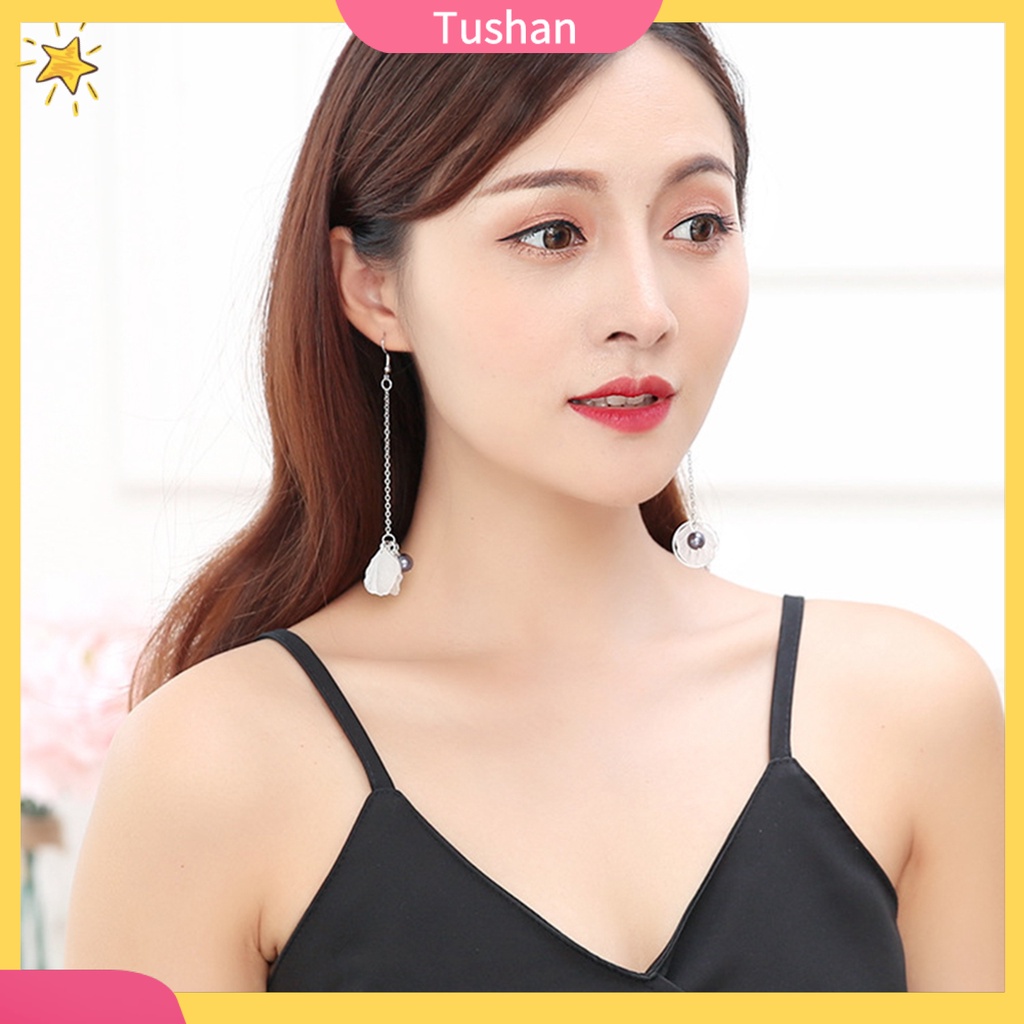 Khuyên tai nữ trang dáng dài tạo hình độc đáo