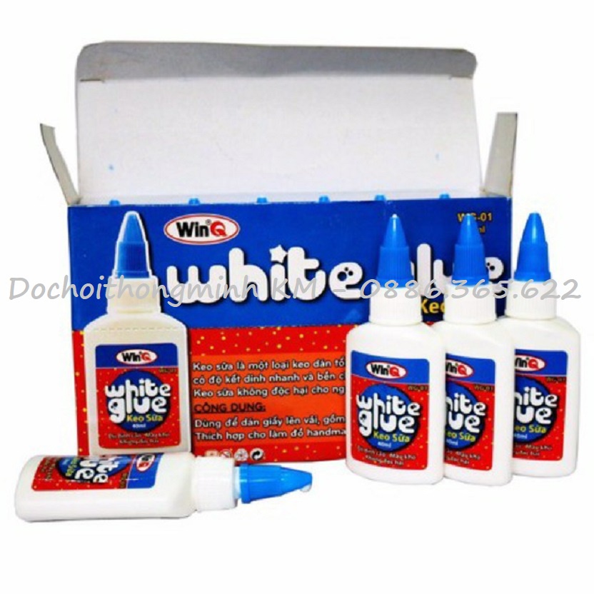 Keo sữa chất lượng cao White glue (40ml &amp; 120ml)