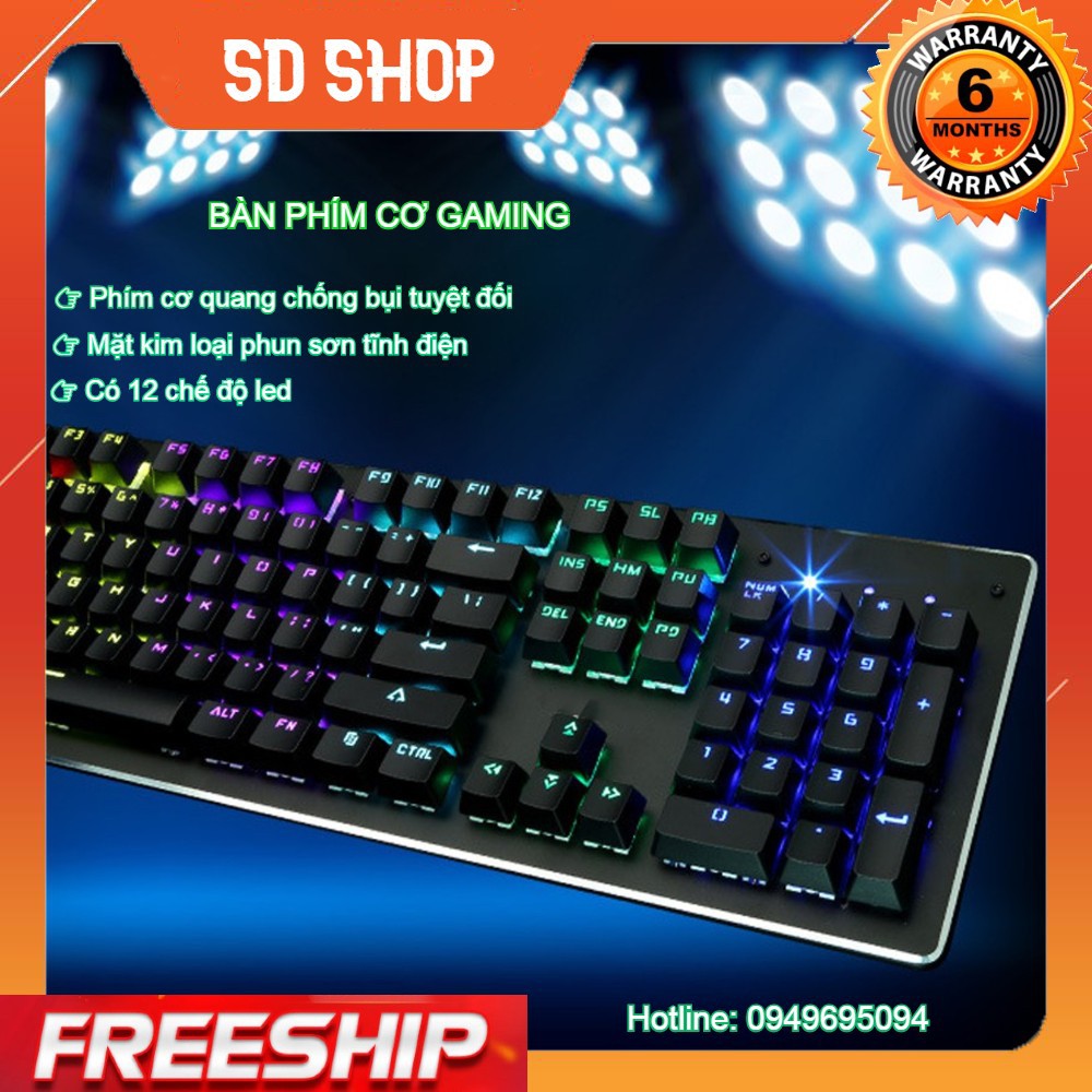 Bàn phím cơ Gaming K101 LED Cao cấp