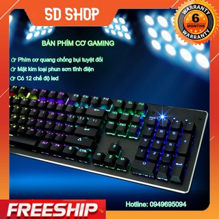 Bàn phím cơ gaming k101 led cao cấp
