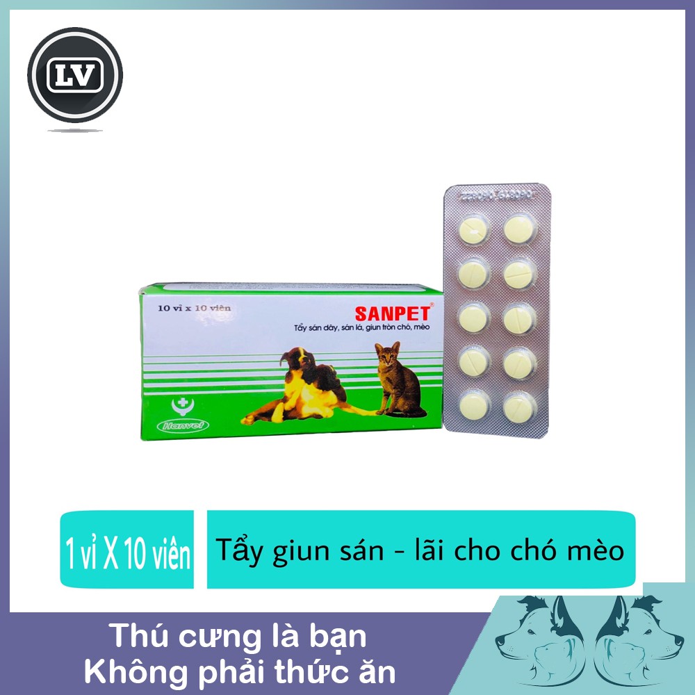 Một viên SanPet HanVet dành cho chó mèo