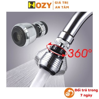 Đầu Vòi nước tăng áp xoay 360 độ dùng cho vòi rửa mặt, vòi rửa bát tiết kiệm nước, tránh nước bắn
