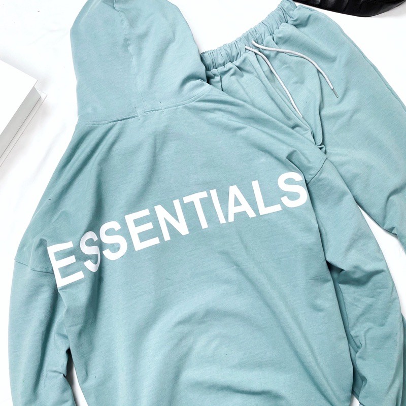 Set nỉ thể thao Essentials xanh mint, đồ bộ nam nữ thời trang unisex , MSW Town | BigBuy360 - bigbuy360.vn