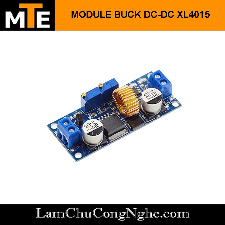 Mạch nguồn giảm áp, hạ áp DC 5A XL4015 ADJ có hạn dòng, led driver