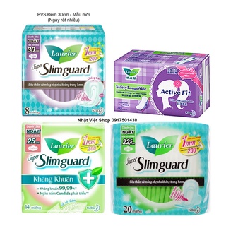 Combo 4 Gói Băng Vệ Sinh Laurier tiện lợi (Hàng ngày/Ban Ngày/Ban Đêm)