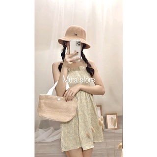 váy hai dây hoa nhí (ảnh thật shop tự chụp)