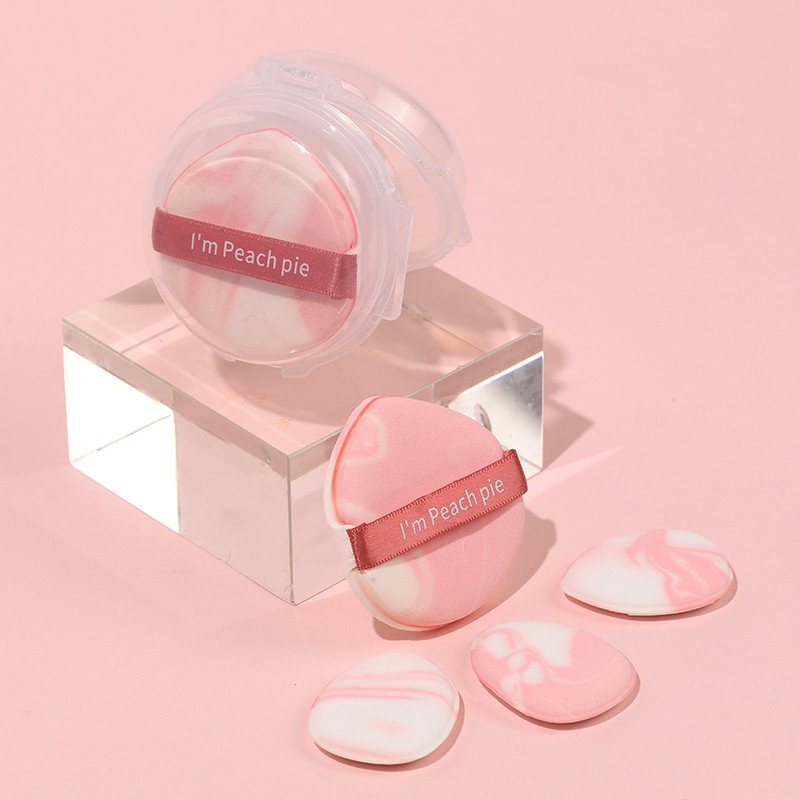 Set 4 Mút Tán Kem Nền Mini Siêu Mềm Nhiều Màu Sắc