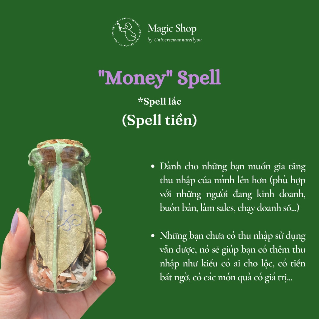 MONEY SPELL - Spell tiền - Magicshop