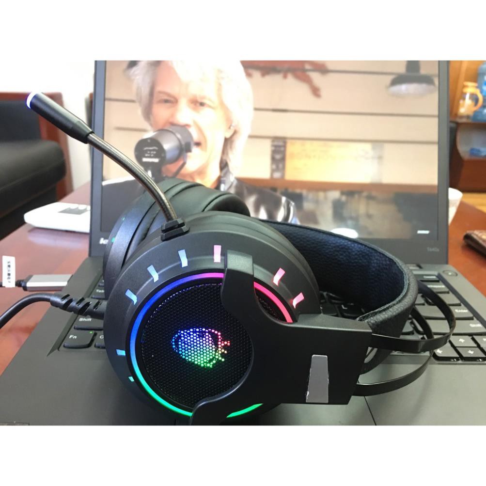 Tai nghe máy tính chơi game Tuner K3 âm thanh 7.1 Led RGB chụp tai có mic cổng USB dành cho game thủ - Siêu phẩm 2020