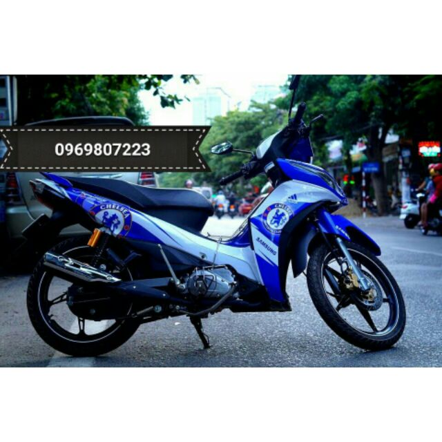 Tem trùm Jupiter chelsea xanh trắng