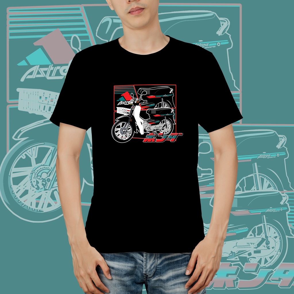 Honda Áo Thun Nam Ngắn Tay Họa Tiết Độc Đáo SM_001