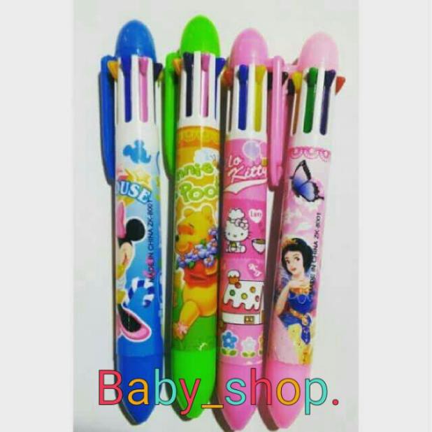 BÚT BI BẤM NHIỀU MÀU