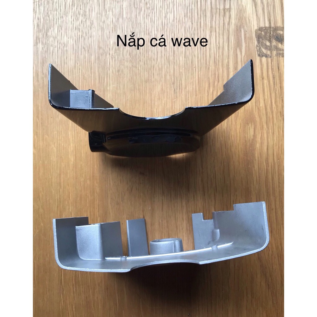 Nắp cá Wave đen và bạc