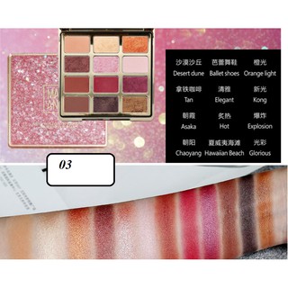 Bảng phấn mắt MACK ANDY-Sao rơi